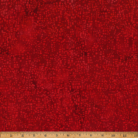Hoffman Batik X2655 403 Cherry Square Blender By The Yard