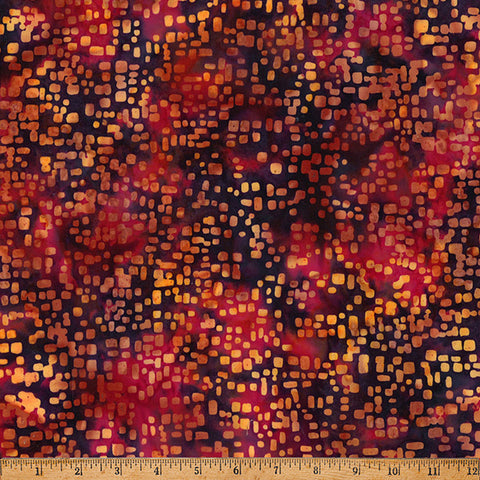 Hoffman Batik X2655 604 Halloween Square Blender By The Yard