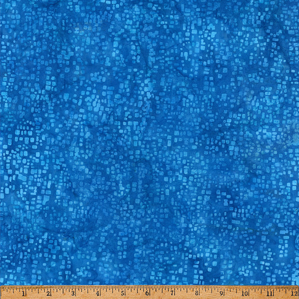 Hoffman Batik X2655 715 Cyan Square Blender By The Yard