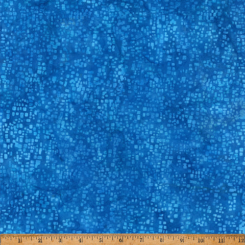 Hoffman Batik X2655 715 Cyan Square Blender By The Yard