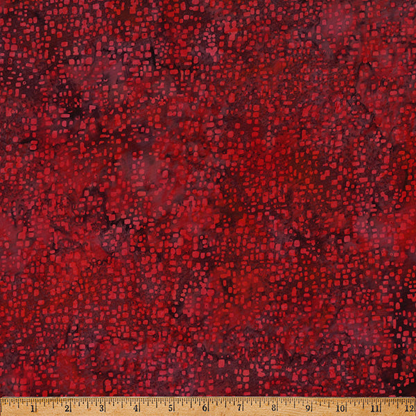 Hoffman Batik X2655 78 Scarlet Square Blender By The Yard