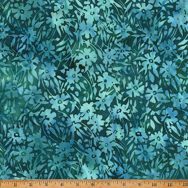 Hoffman Batik X2656 418 Chamomile Bold Flower By The Yard