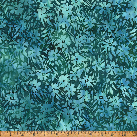 Hoffman Batik X2656 418 Chamomile Bold Flower By The Yard