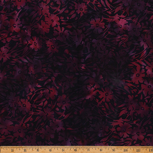 Hoffman Batik X2656 711 Deep Fuchsia Bold Flower By The Yard