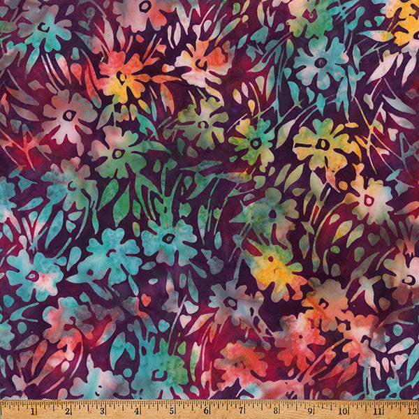 Hoffman Batik X2656 734 Rainbow Sweets Bold Flower By The Yard