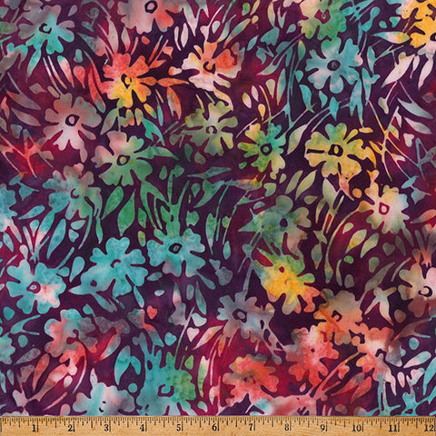 Hoffman Batik X2656 734 Rainbow Sweets Bold Flower By The Yard