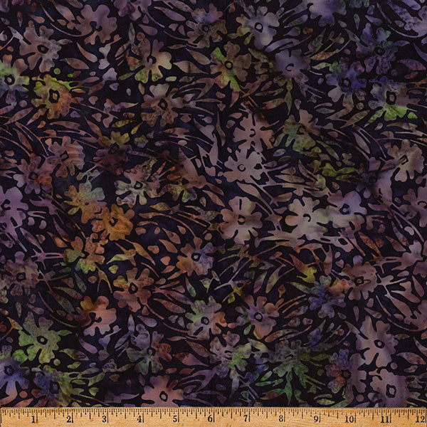 Hoffman Batik X2656 85 Blackberry Bold Flower By The Yard