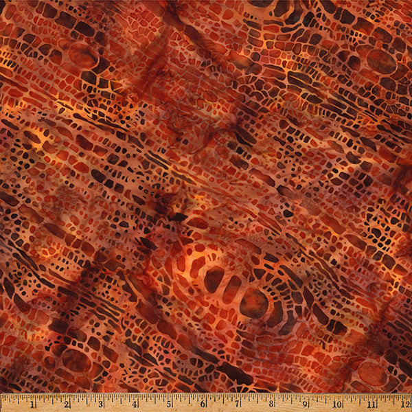 Hoffman Batik X2659 100 Adobe Diagonal Circle By The Yard