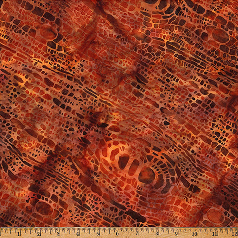 Hoffman Batik X2659 100 Adobe Diagonal Circle By The Yard