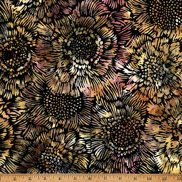 Hoffman Batik X2660 342 Woody Anemone Flowers By The Yard