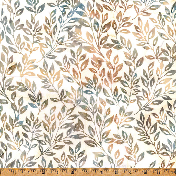 Hoffman Batik X2661 484 Seaside Vined Leaves By The Yard
