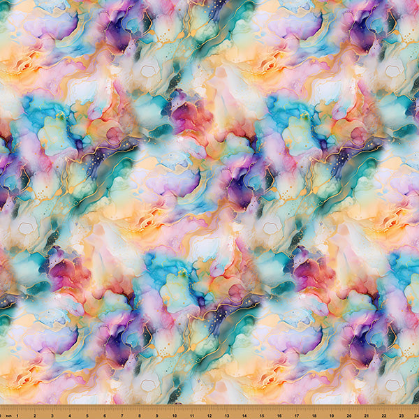 Hoffman Spectrum Print Flourish X5628 130 Multi By The Yard