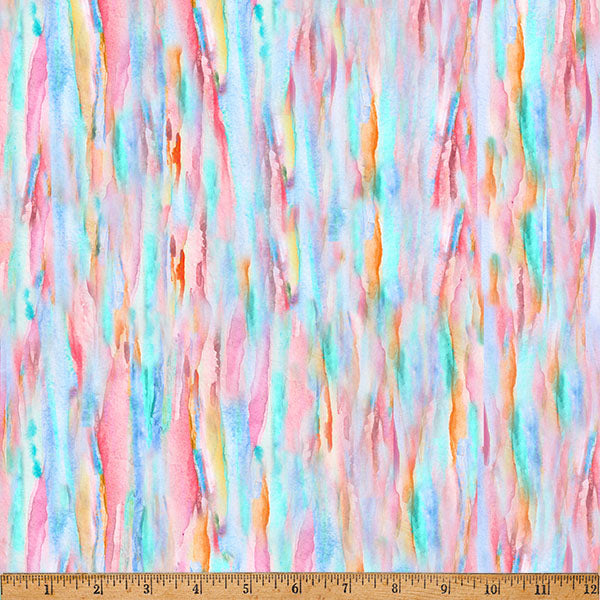 Hoffman Spectrum Print Fiore X5633 16 Sky By The Yard