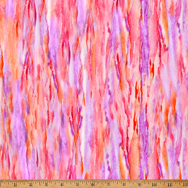 Hoffman Spectrum Print Fiore X5633 23 Fuchsia By The Yard