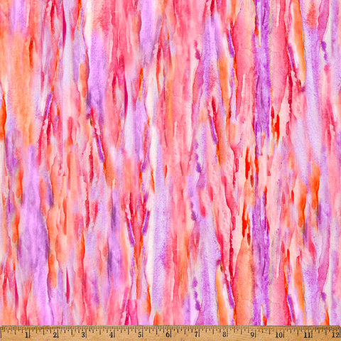 Hoffman Spectrum Print Fiore X5633 23 Fuchsia By The Yard