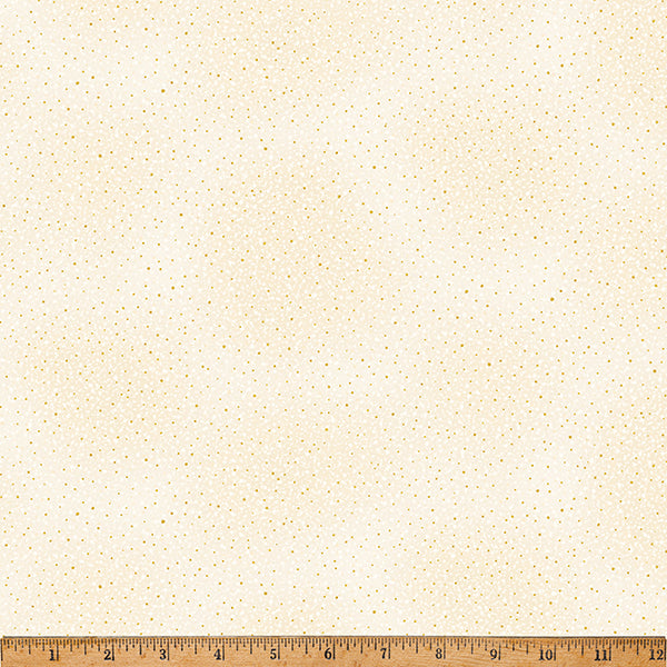 Hoffman Metallic - Blooming Holidays X7793 20G Natural/Gold Speckles By The Yard