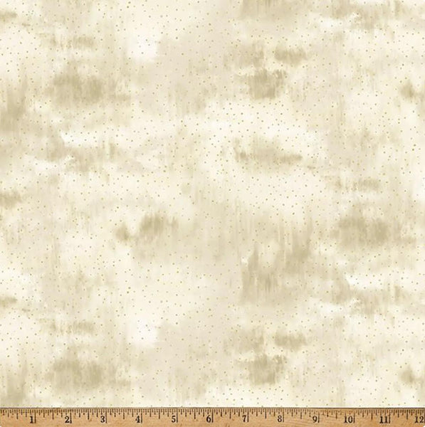 Hoffman Metallic Berries & Birch X7797 20G Natural/Gold By The Yard