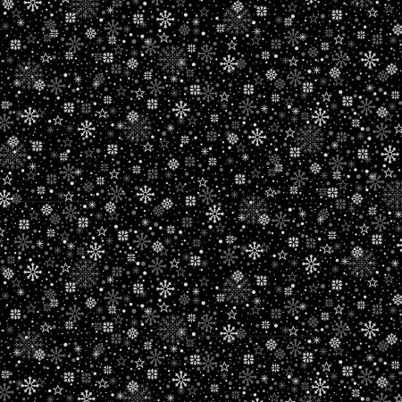 Hoffman Metallic Midnight Perch X7801 213S Onyx/Silver By The Yard