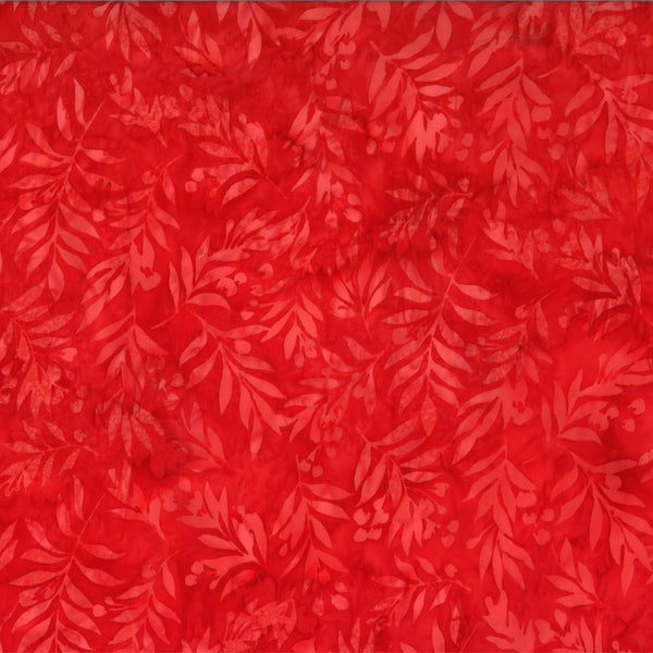 Hoffman Batik Y2673 5 Red By The Yard
