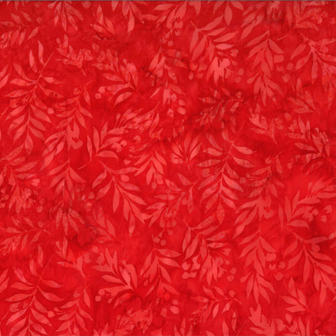 Hoffman Batik Y2673 5 Red By The Yard