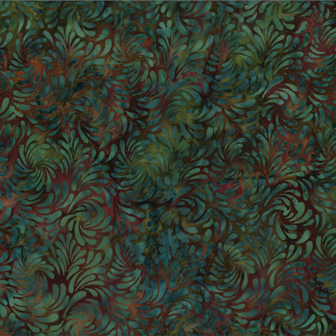 Hoffman Batik Y2675 189 Christmas Green By The Yard