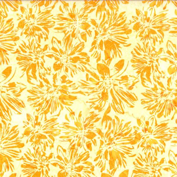 Hoffman Batik Y2678 110 Daffodil By The Yard