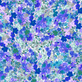 Clothworks Digital - Garden Fresh Y4257 27 Purple Abstract Floral By The Yard