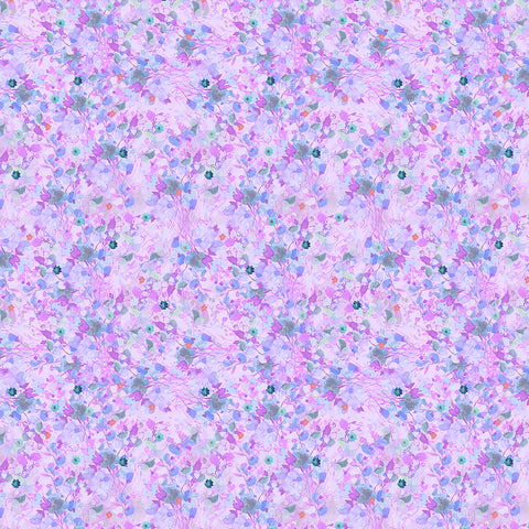 Clothworks Digital - Garden Fresh Y4261 26 Light Purple Foliage By The Yard