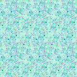 Clothworks Digital - Garden Fresh Y4261 33 Aqua Foliage By The Yard