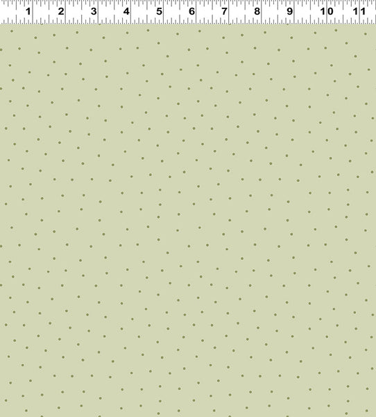 Clothworks Charlotte Y4617 23 Light Olive Pin Dot By The Yard