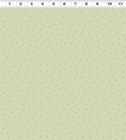 Clothworks Charlotte Y4617 23 Light Olive Pin Dot By The Yard