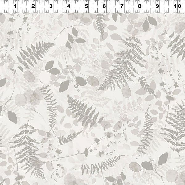 Clothworks Naturescape Y4654 61 Light Taupe Ferns By The Yard