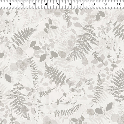 Clothworks Naturescape Y4654 61 Light Taupe Ferns By The Yard