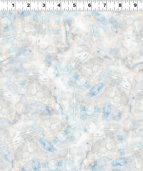 Clothworks Naturescape Y4656 116 Mist Gray Marbling By The Yard