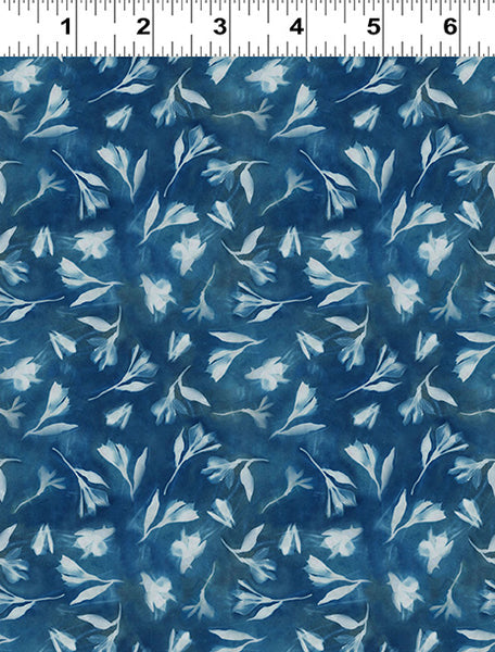 Clothworks Naturescape Y4658 99 Dark Sky Alstroemeria By The Yard