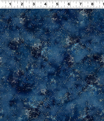 Clothworks Naturescape Y4660 93 Light Navy Splatter By The Yard