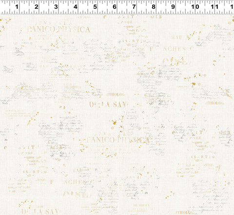 Clothworks Hummingbird Days Y4726 2 Light Cream Words By The Yard