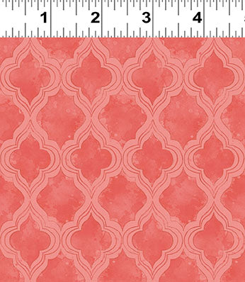 Clothworks Hummingbird Days Y4731 39 Coral Damask By The Yard