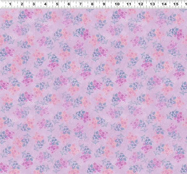 Clothworks Fleur De Rose Y4763 26 Light Purple Flower Stamps By The Yard