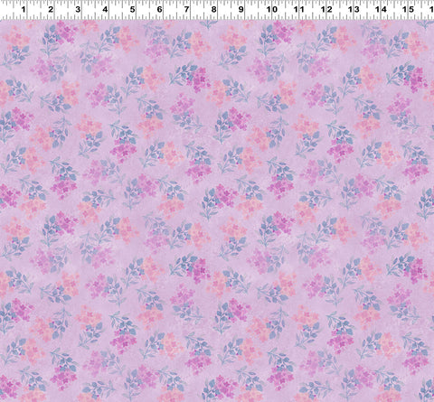 Clothworks Fleur De Rose Y4763 26 Light Purple Flower Stamps By The Yard