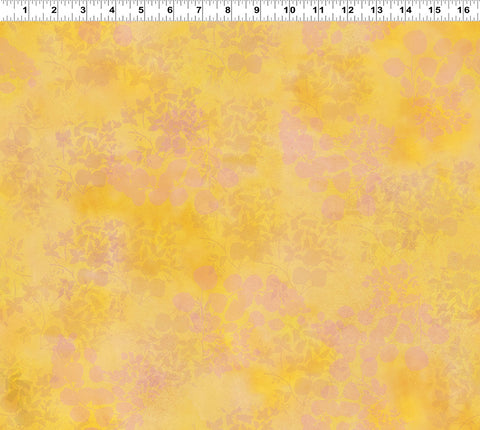 Clothworks Fleur De Rose Y4770 35 Light Orange Leaves By The Yard
