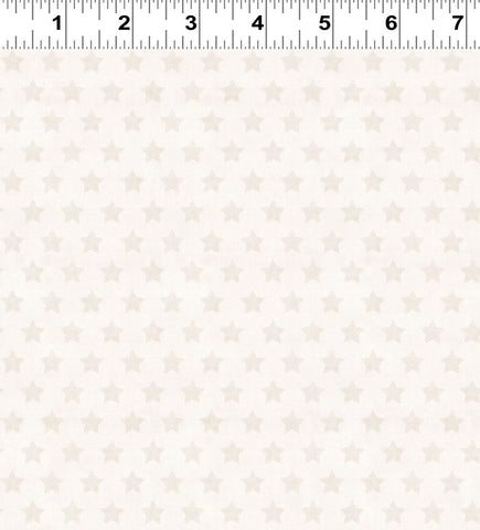 Clothworks Americana Y4776 2 Light Cream Stars By The Yard