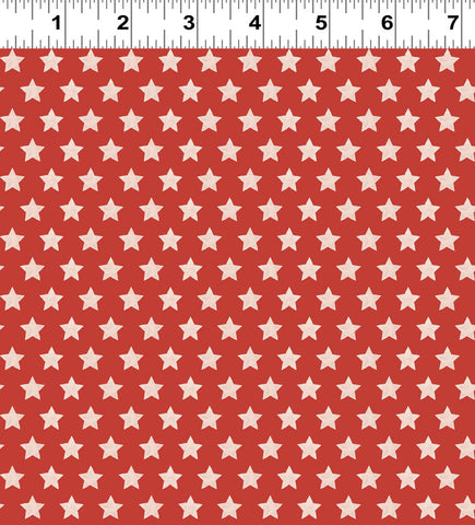 Clothworks Americana Y4776 82 Red Stars By The Yard