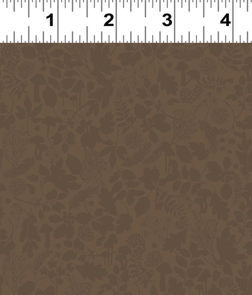 Clothworks Woodland Way Y4855 15 Brown Tonal By The Yard
