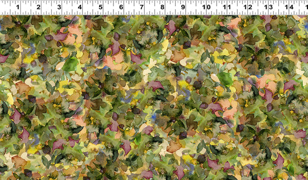 Clothworks Sunflower Song Y4952 55 Multi Color Abstract By The Yard