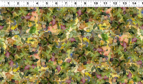 Clothworks Sunflower Song Y4952 55 Multi Color Abstract By The Yard
