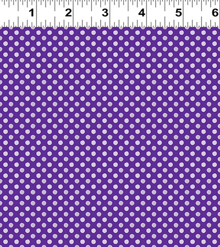 Clothworks Chateau En Fleur Y4978 28 Dark Purple Dot By The Yard