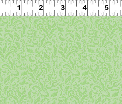 Clothworks Chateau En Fleur Y4979 20 Light Green Tonal Scroll By The Yard