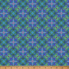 Hoffman Spectrum Print Bloom! Y5806 61 Turquoise Geo Floral By The Yard