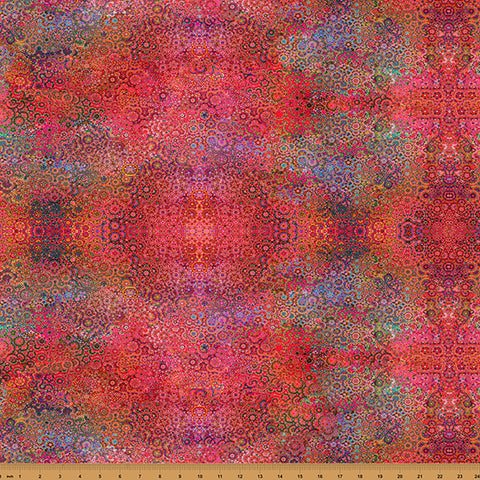 Hoffman Spectrum Print Bloom! Y5807 562 Blooms Small Floral Geo By The Yard